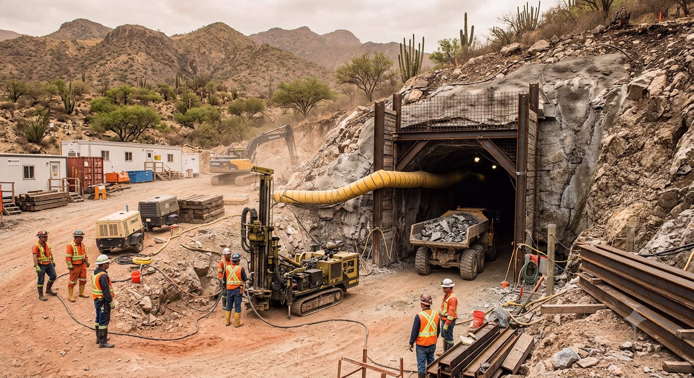 La Sirena underground copper-zinc mine