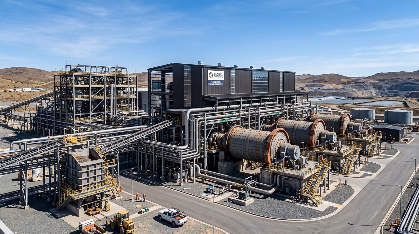La Sirena processing plant